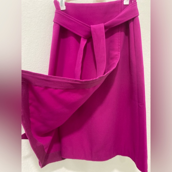 Ann Taylor Magenta Midi Skirt - Picture 7 of 7